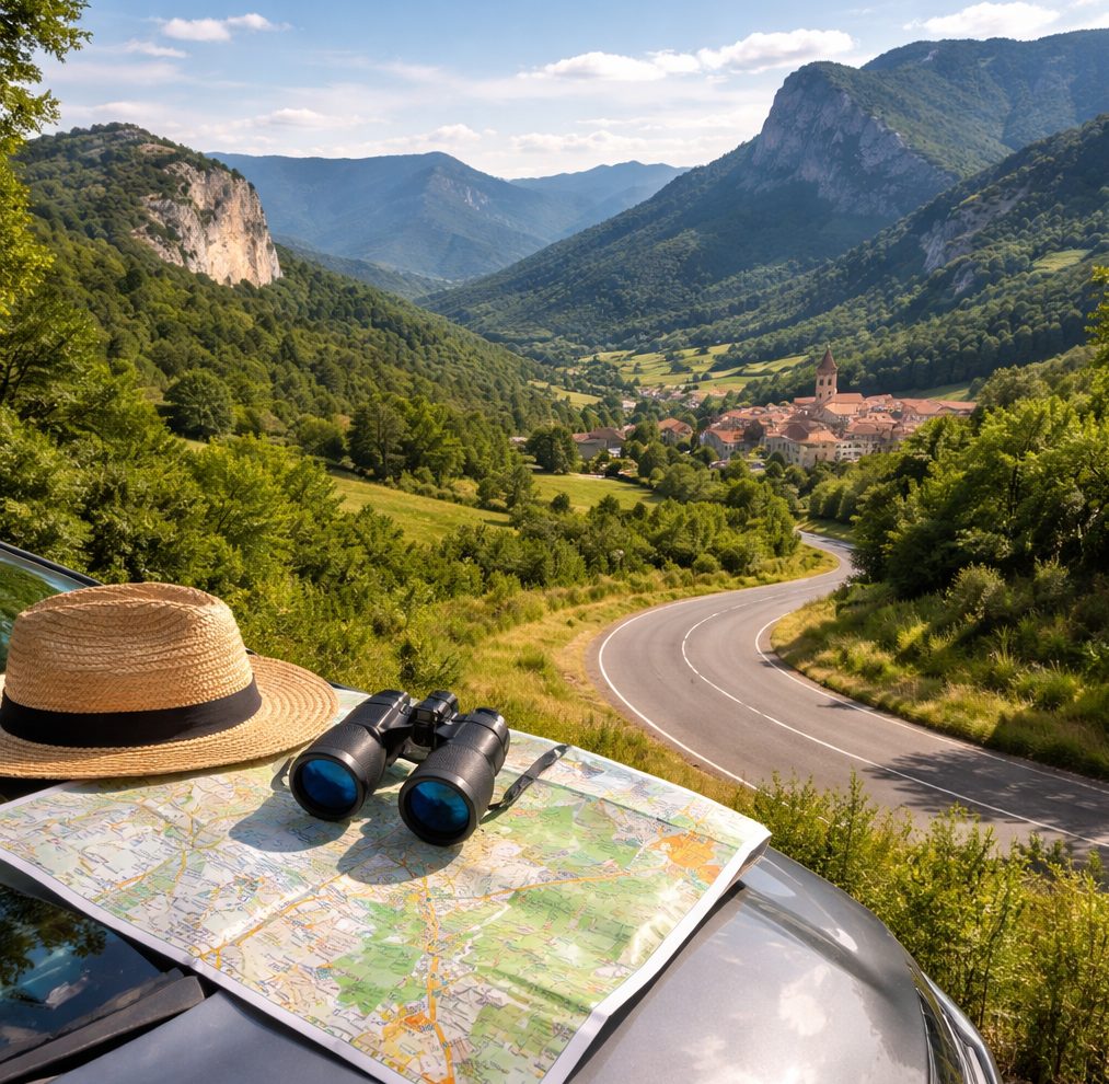 Guide des itinéraires vers les Baronnies provençales