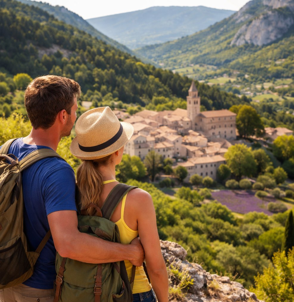 La toscane française : trésors des Baronnies provençales